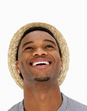 young man healthy smile